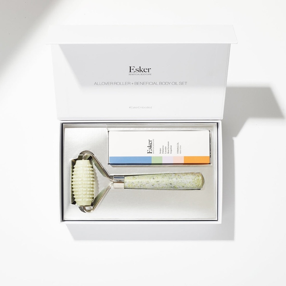 New Esker Allover Roller + Beneficial Body Firming Oil Set!!🔥🔥🔥